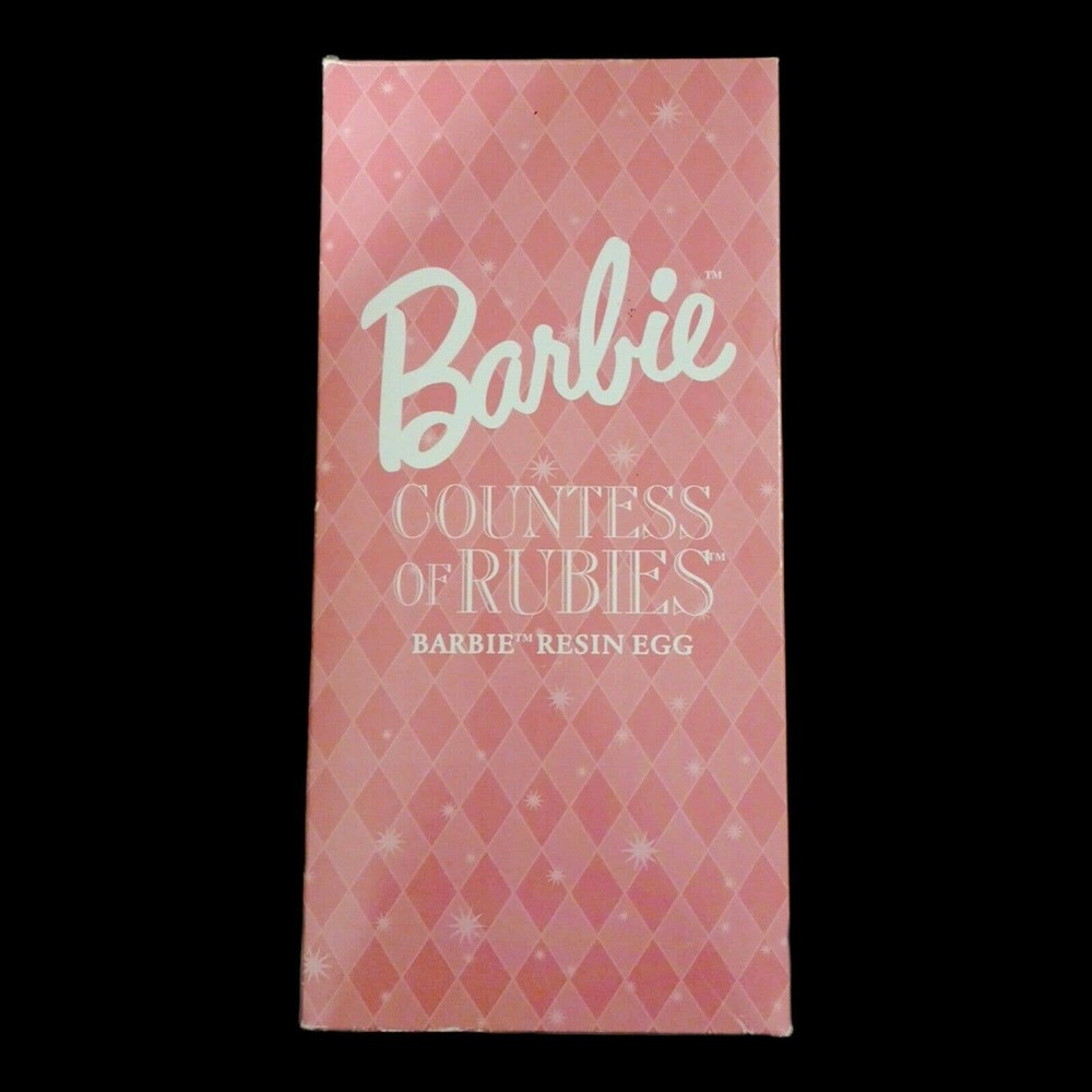 NEW IN BOX Barbie Countess of Rubies Musical Egg with Stand